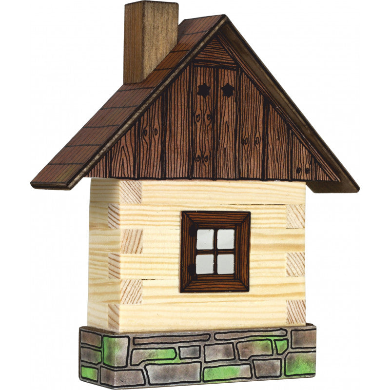 Set Cabanuta din lemn decorativa pentru perete, Walachia